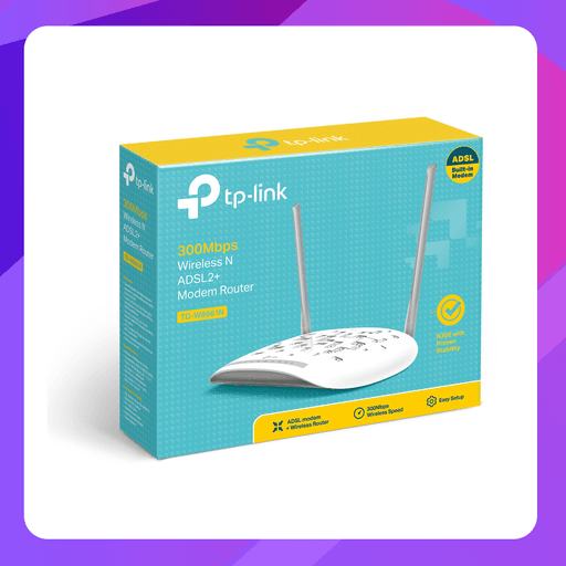 TP-link good 300 Mbps wirless N ADSL2 modem router