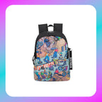 RIVACASE 5420 Agora black Urban Print backpack "Skaters", 12L / 12