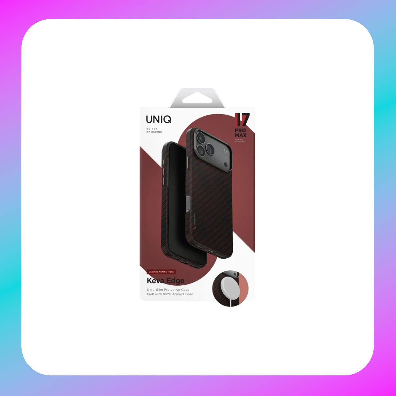 Uniq Hybrid Keva Edge Magsafe Case for iPhone 17 Series