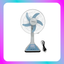 T-Home AC/DC, Fan 14", Lead battery 6V 4500 Mah, 20W