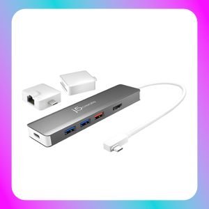 J5 Create USB-C Modular Multi-Adapter with 2 Kit Main image