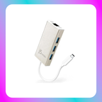 J5 Create USB Type-C Gigabit Ethernet & Hub Multi Adapter
