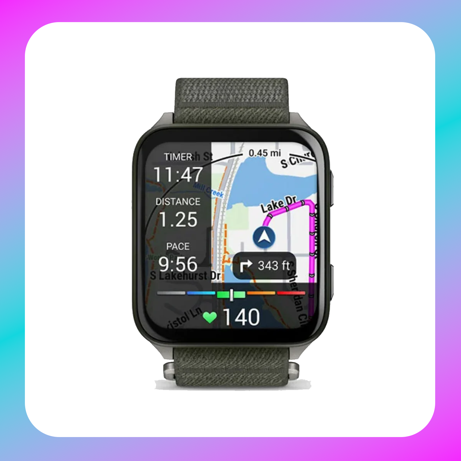 Garmin Venu® X1 Premium GPS Smartwatch- Moss Main image