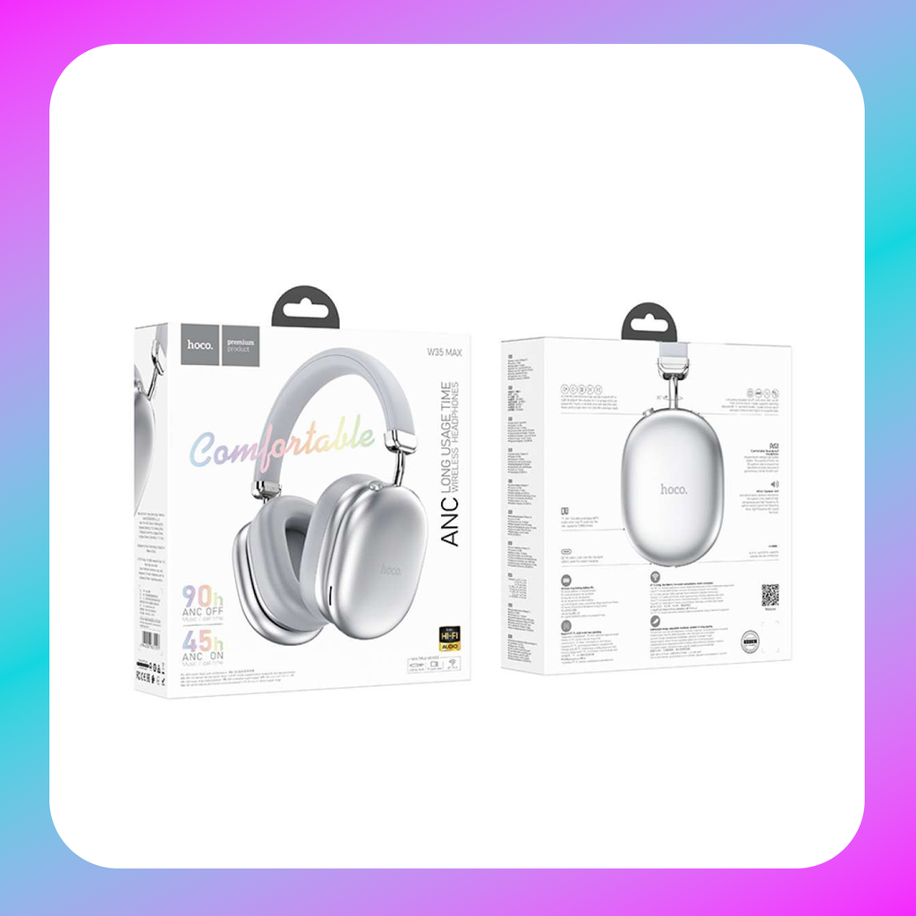 Hoco W35 Max Auspicious ANC noise reduction BT headphones