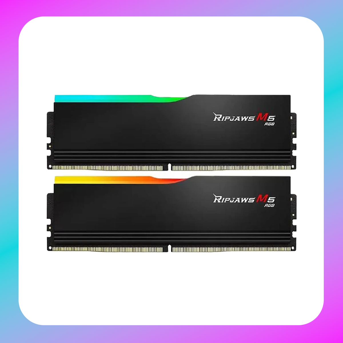 G-Skill Ripjaws M5 RGB J3648 DDR5-6400 32GB Black (1*16GB) Main image