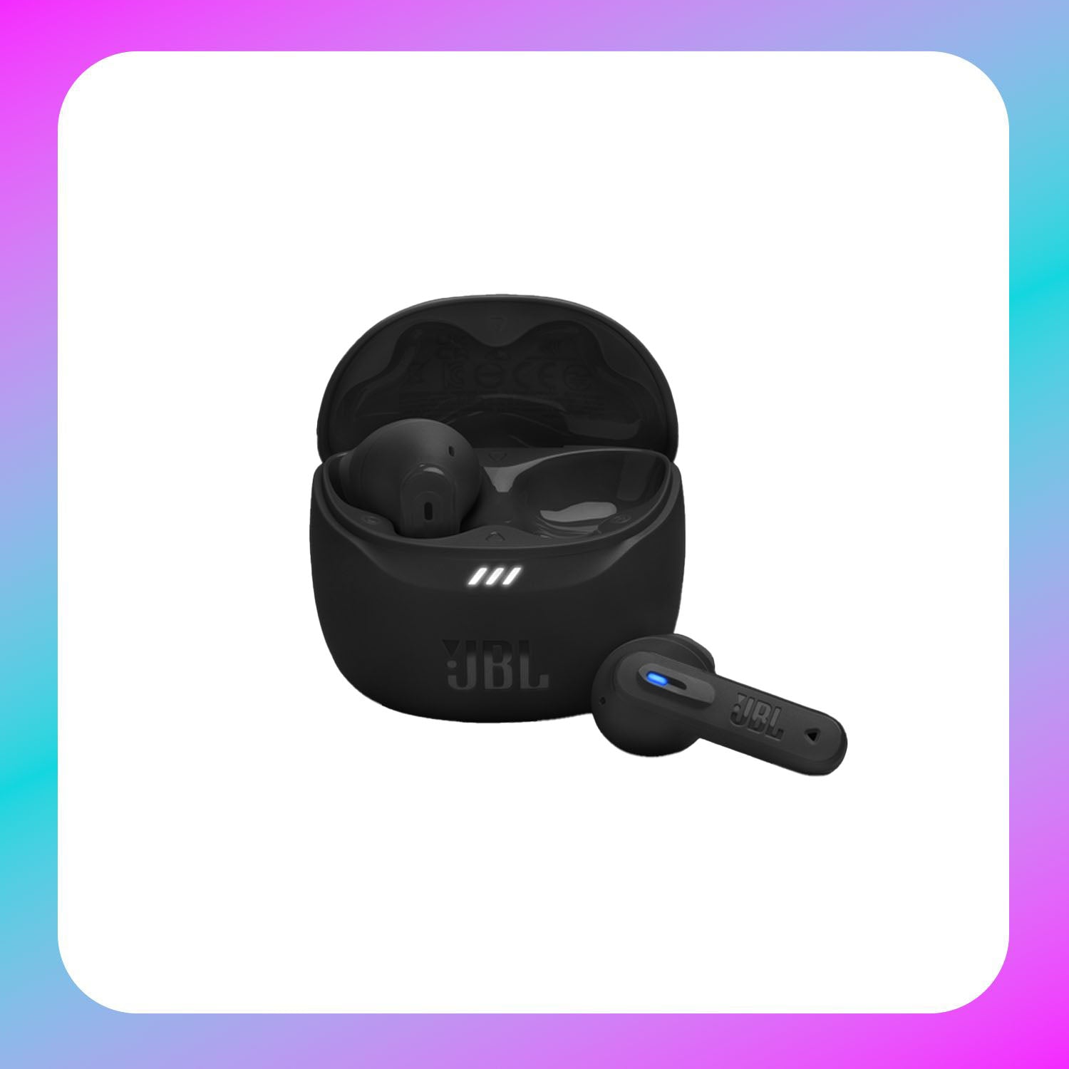 JBL Tune Flex True Wireless Noise Cancelling Earbuds Black Main image