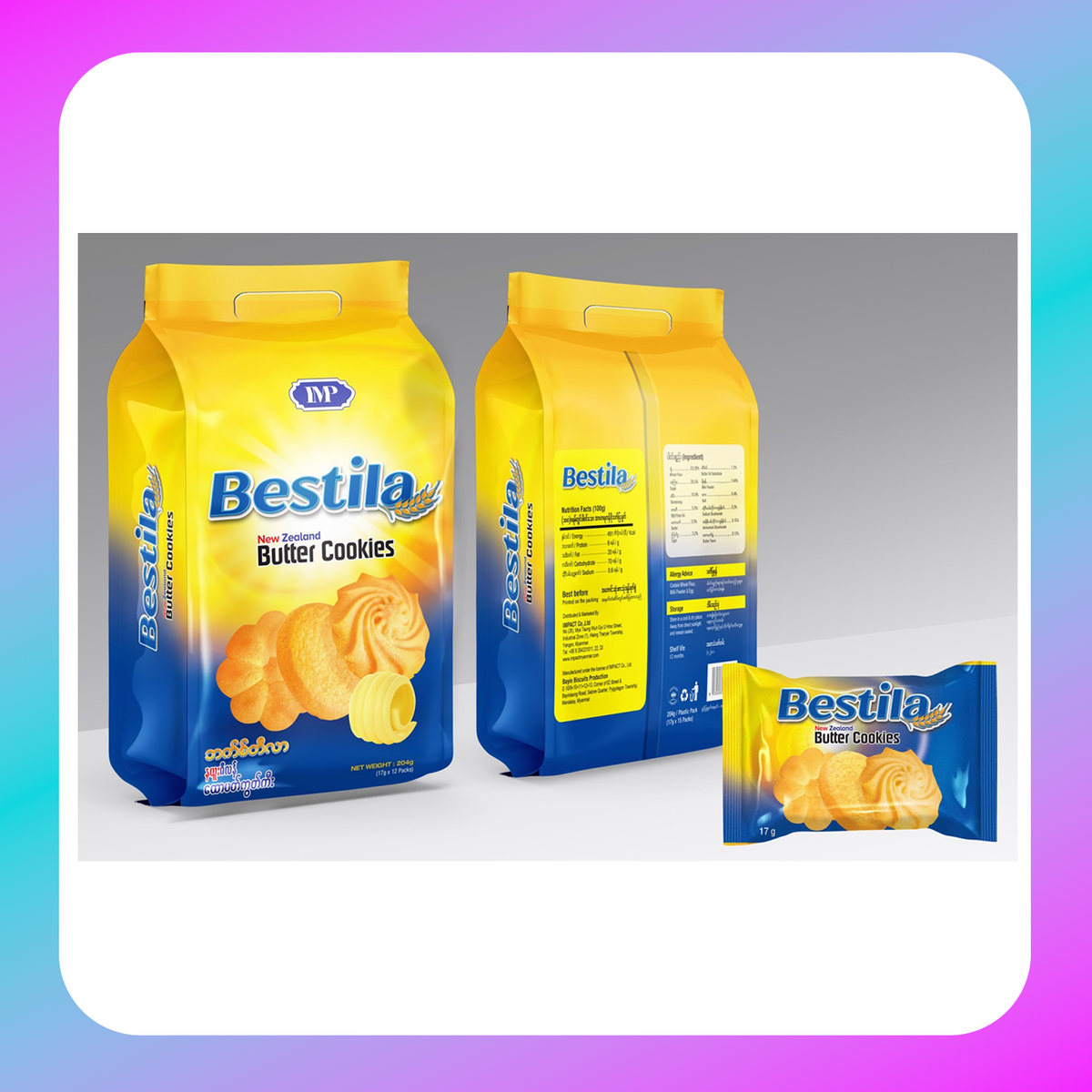 Bestila New Zealand Butter Cookies - 204 g