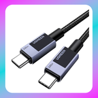 UGREEN USB-C to USB-C 5A/240W Braided Cable (1M Space Gray)