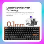 Keychron K2 HE Wireless  Magnetic Switch Custom Keyboard - Black