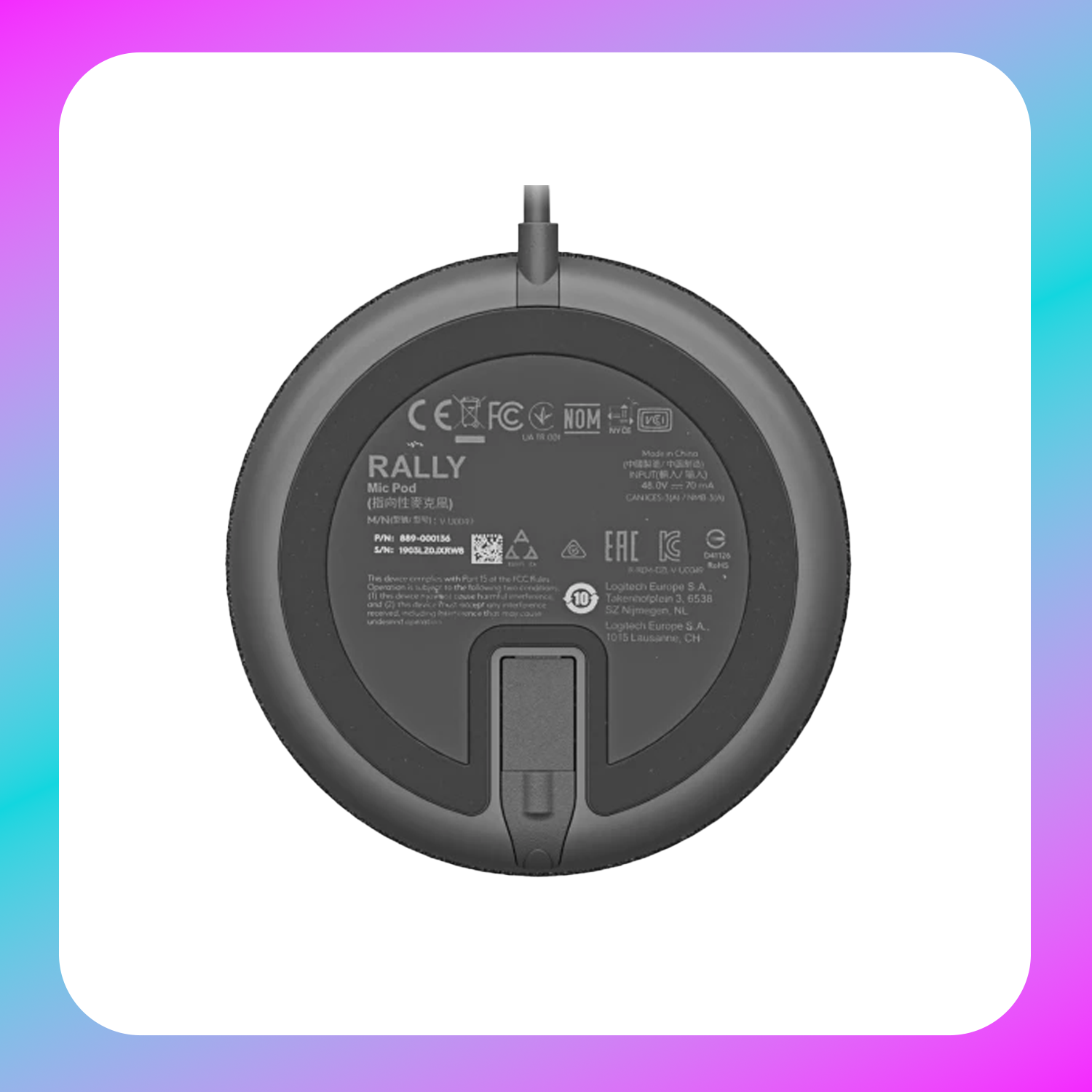 Logitech Rally Mic Pod