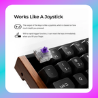 Keychron K2 HE Wireless  Magnetic Switch Custom Keyboard - Black