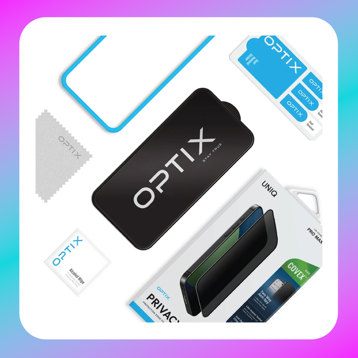 Uniq Optix Convex Privacy Screen Protector for iPhone