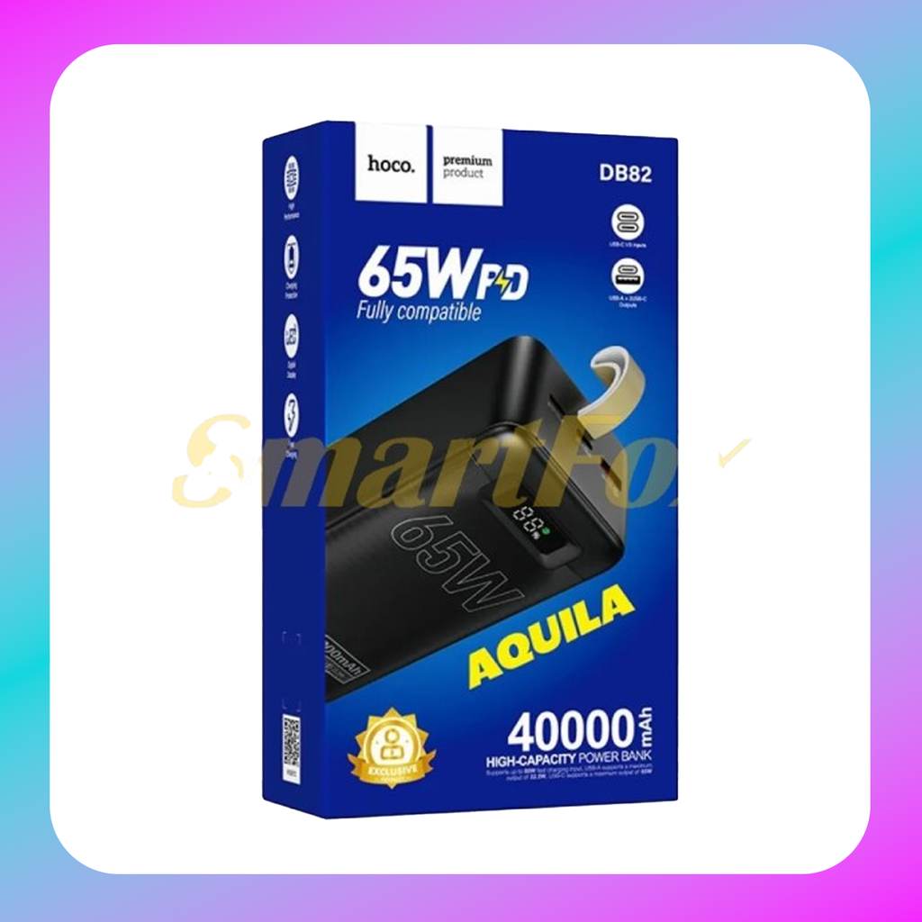 Hoco DB82 Aquila PD65W fully compatible power bank(40000mAh)
