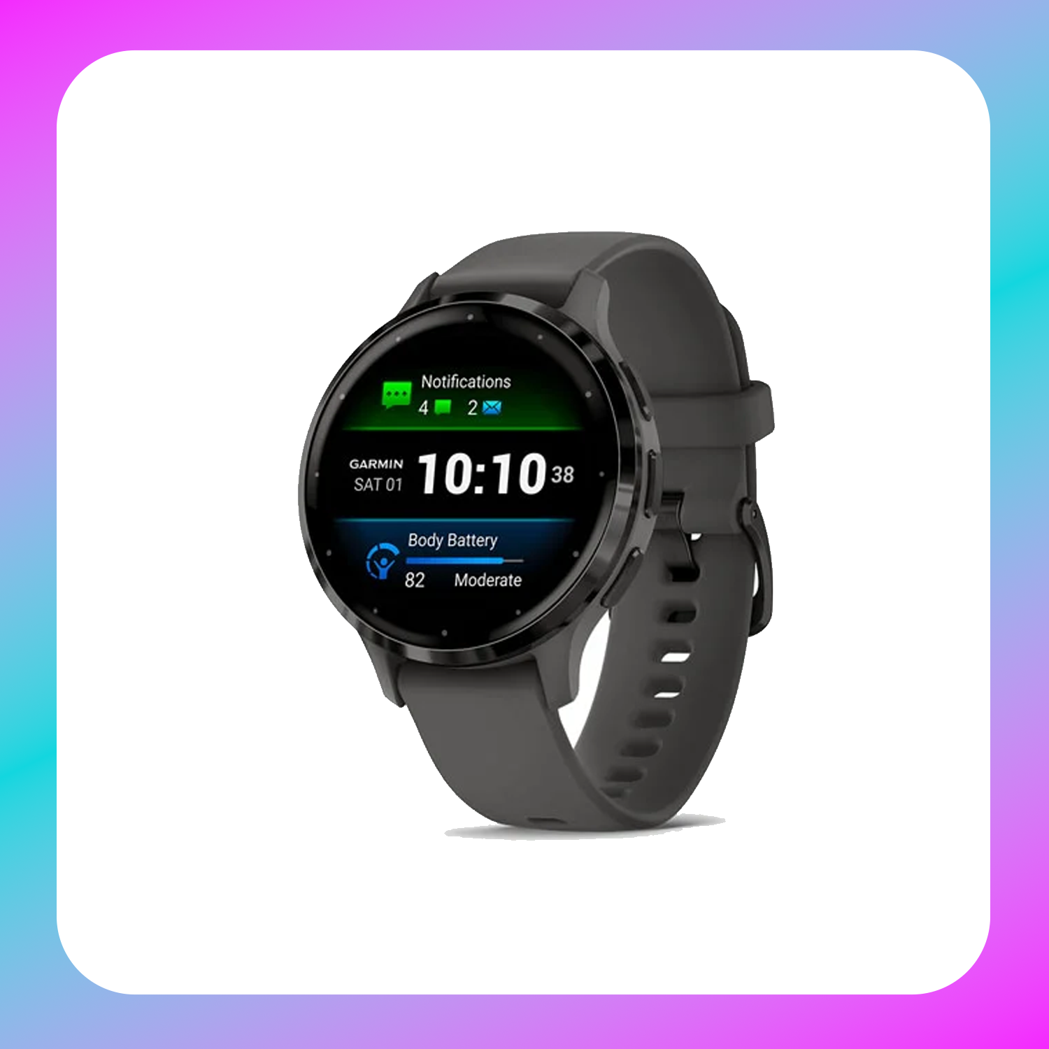 Garmin Venu® 3S Pebble Gray - Advanced GPS Health & Smartwatch Main image