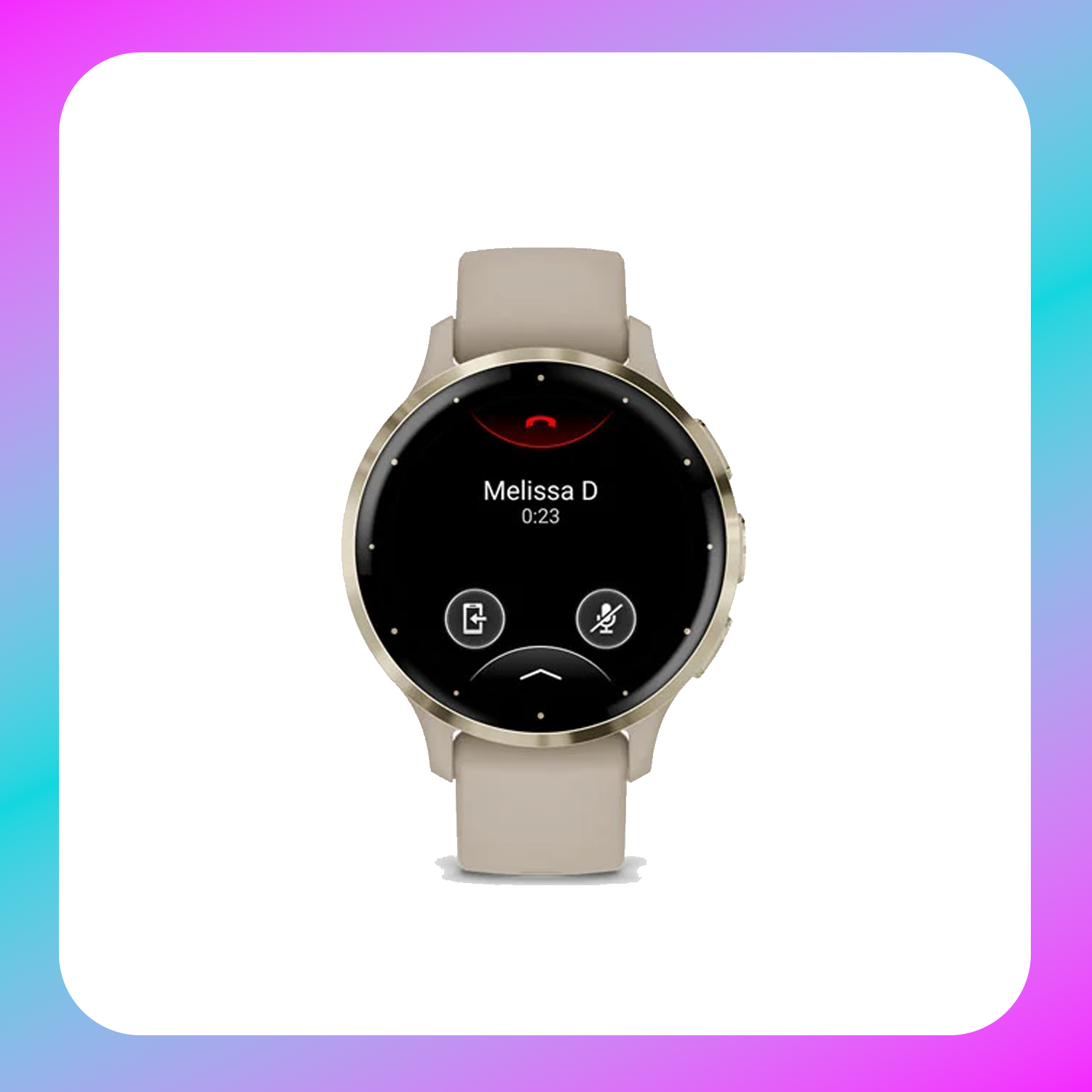 Garmin Venu® 3S, French Gray Case and band Secondary image