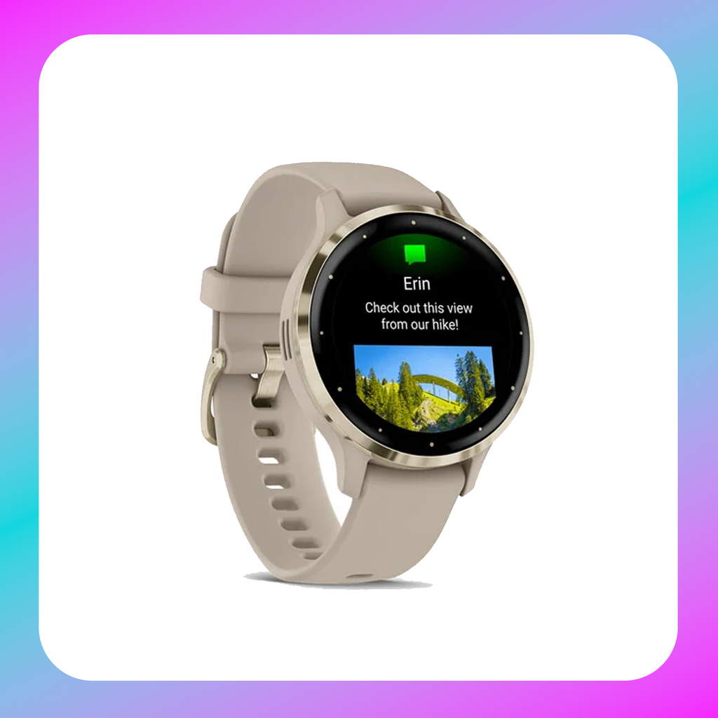 Garmin Venu® 3S, French Gray Case and band