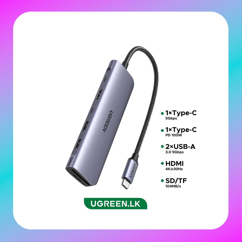 UGREEN 7-in-1 USB-C Multiport Hub (CM195)