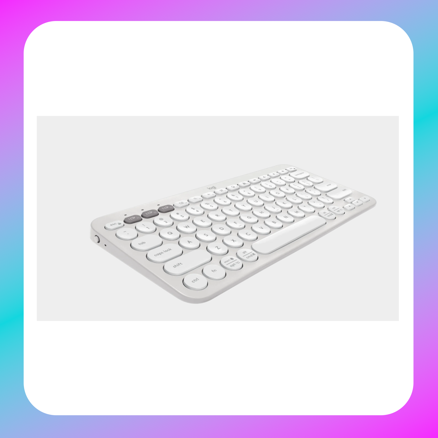 Logitech Pebble 2 Combo-Tonal White