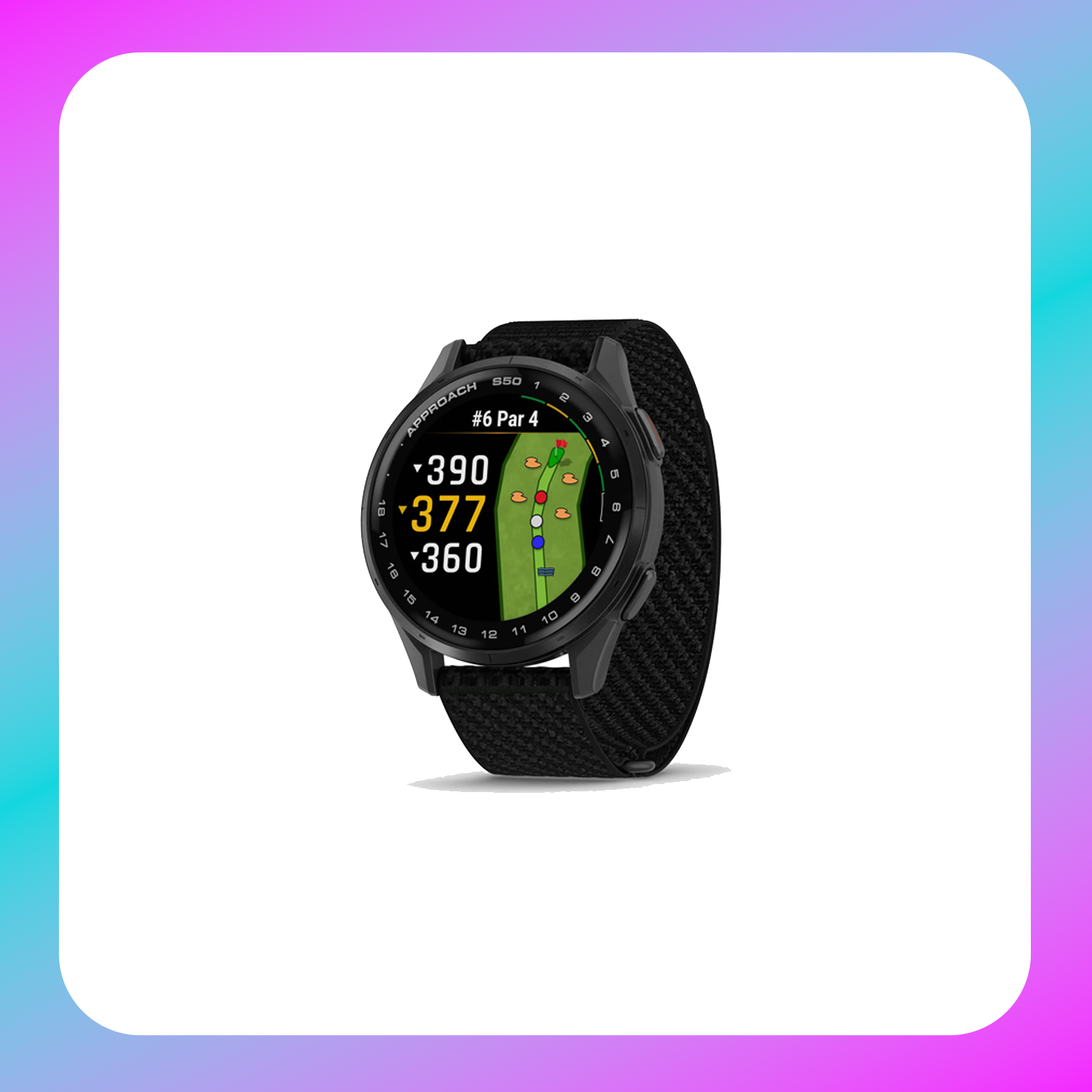 Garmin Approach S50 Advanced GPS Golf Smartwatch Main image
