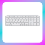 Keychron B6 Pro Ultra-Slim Wireless Keyboard - Ivory White