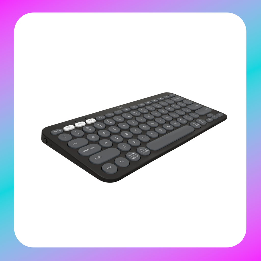 Logitech Pebble Keys 2 K380s Bluetooth Keyboard - Tonal Graphite