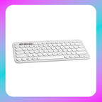 Logitech Pebble Keys 2 K380s Bluetooth Keyboard - Tonal White