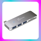 J5 Create USB Type-C 5-in-1 Ultra Drive Mink Dock