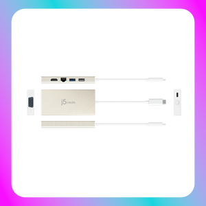 J5 Create USB 3.1 Type-C Fully Functional Mini Dock