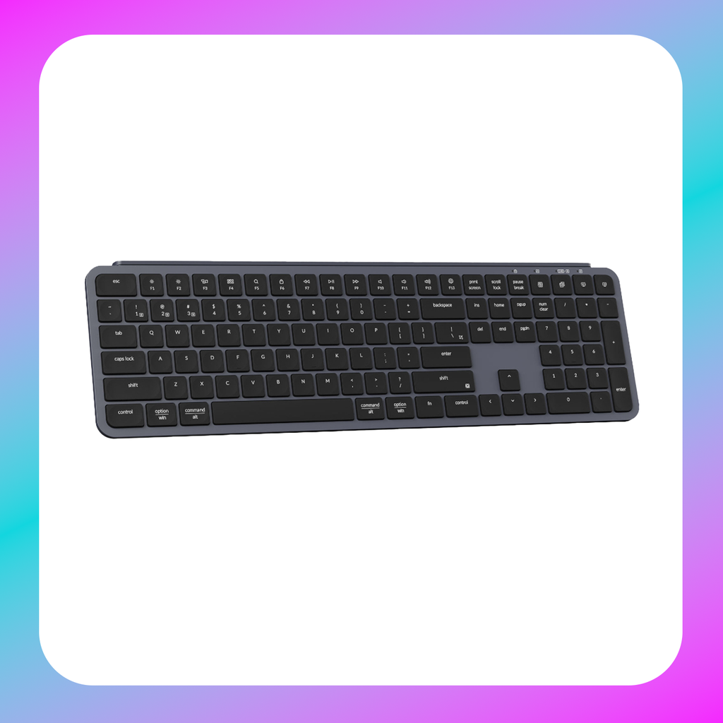 Keychron B6 Pro Ultra-Slim Wireless Keyboard - Space Gray