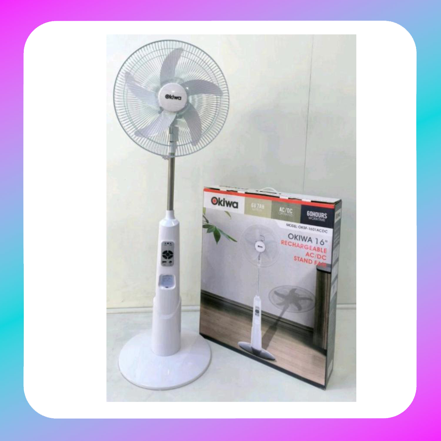 Okiwa ACDC Stand Fan (16 inches) Main image