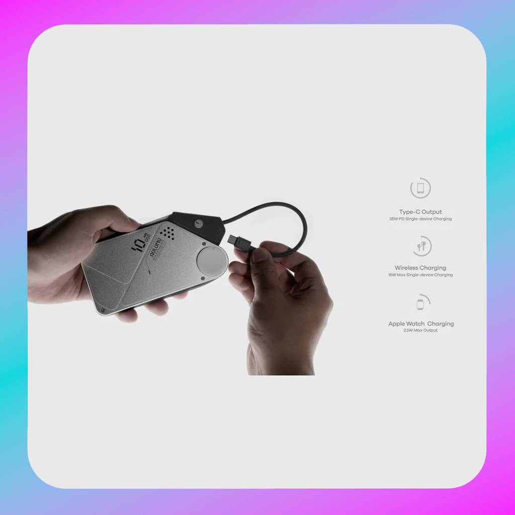 AULUMU M10 10000mAh Dual-Mag Power Bank