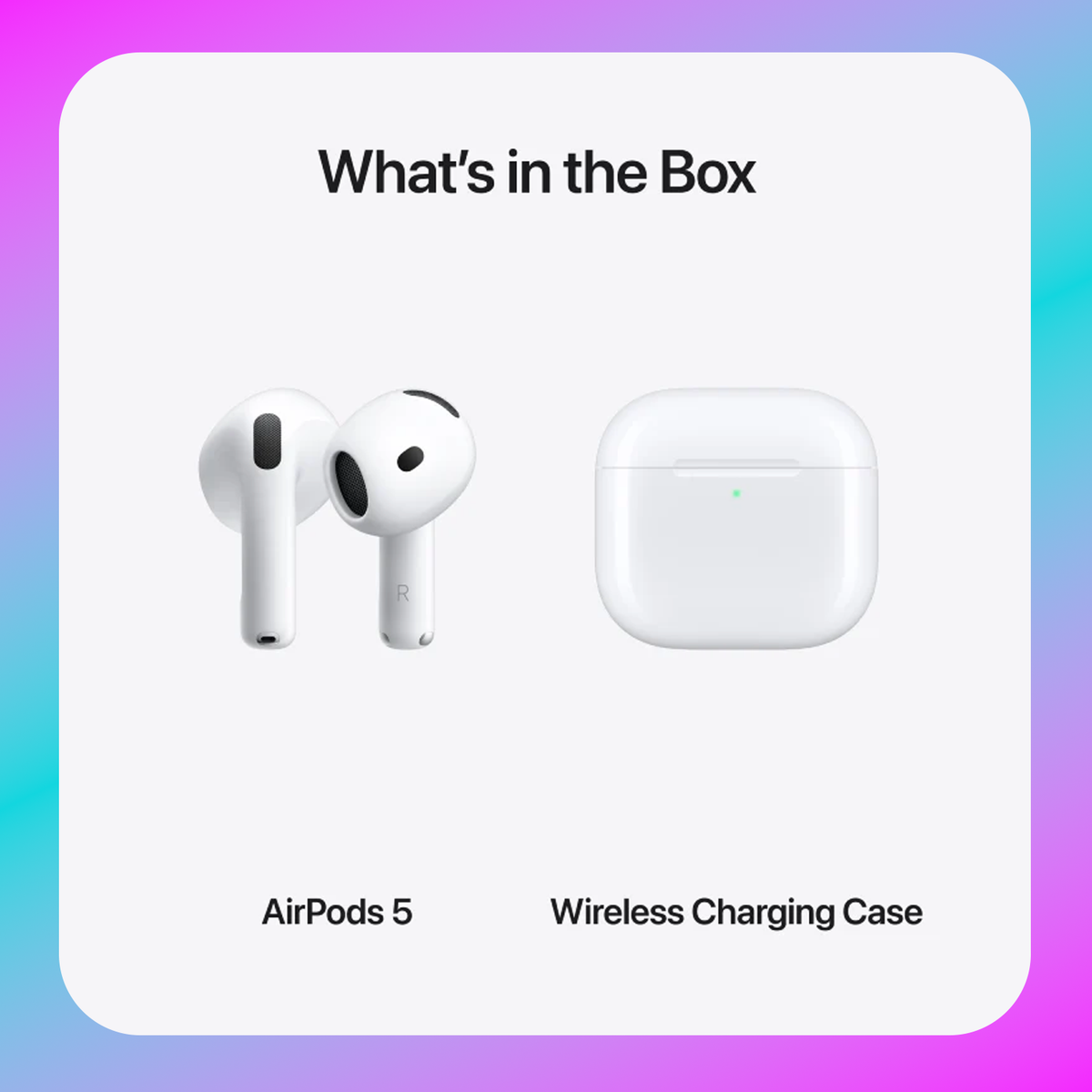 AirPods 5 with Wireless Charging Case