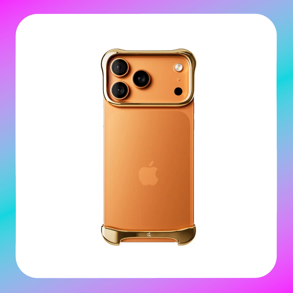 Arc Pulse Aluminum Polished Gold for iPhone 17 Pro Max