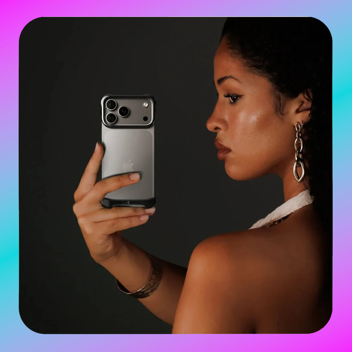 Arc Pulse Aluminum Polished Graphite for iPhone 17 Pro Max Main image