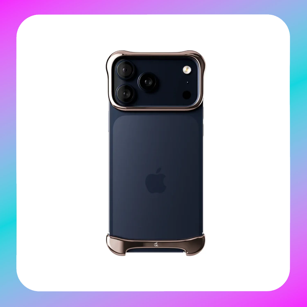 Arc Pulse Aluminum Polished Rose Bronze for iPhone 17 Pro Max