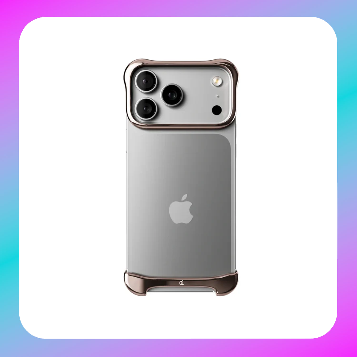 Arc Pulse Aluminum Polished Rose Bronze for iPhone 17 Pro