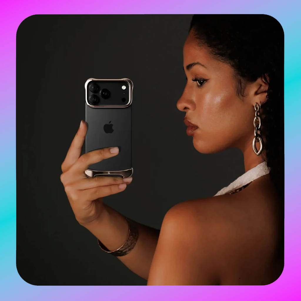 Arc Pulse Aluminum Polished Rose Bronze for iPhone 17 Pro Max