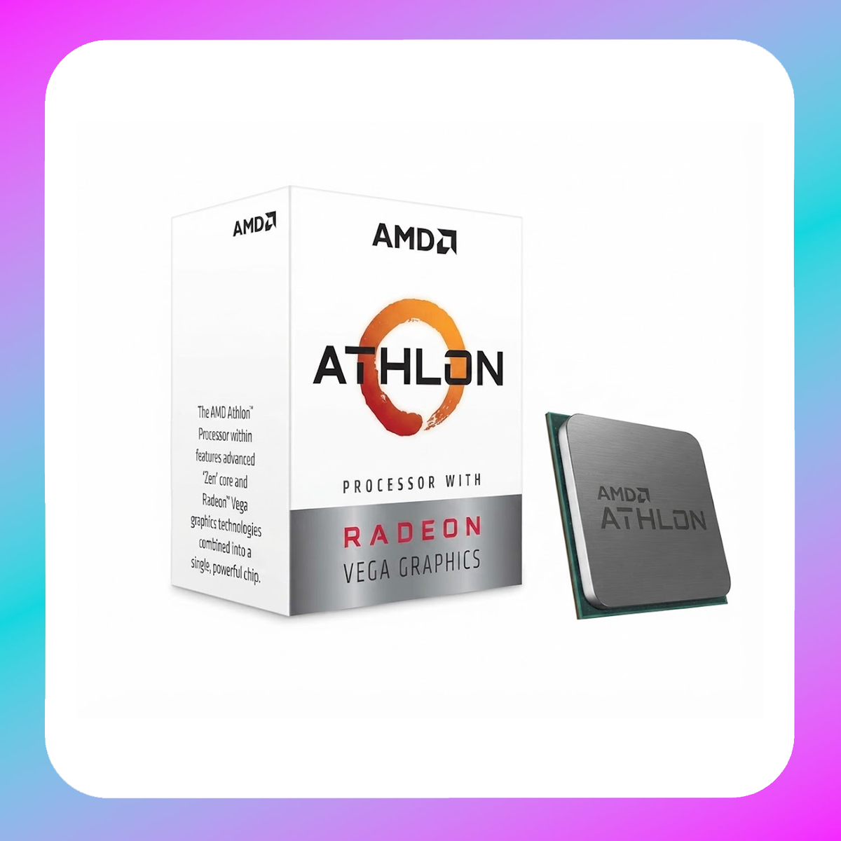 Athlon 3000G, Vega3 (Official Box 3Yr)