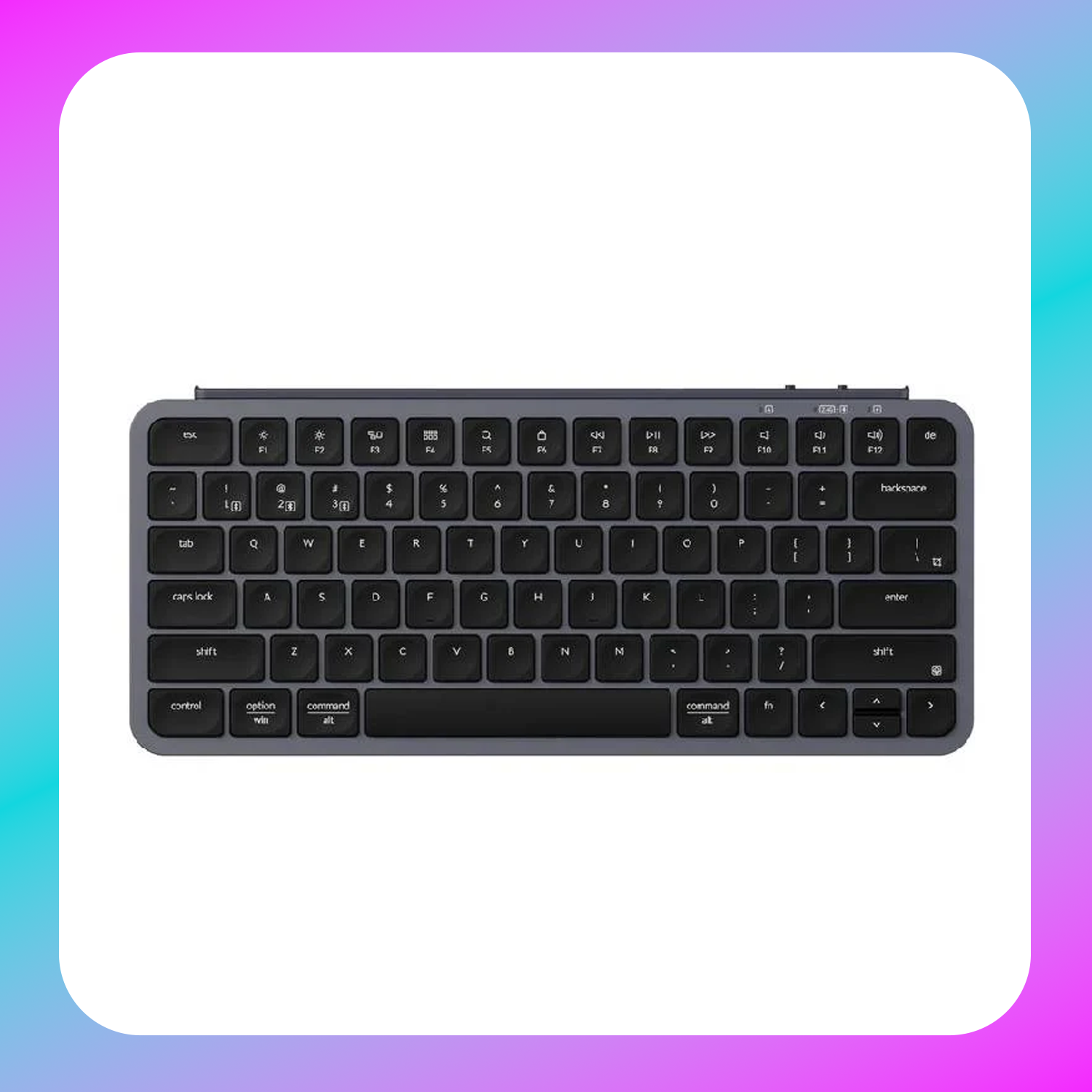 Keychron B1 Pro Ultra-Slim Wireless Keyboard (Space Gray)