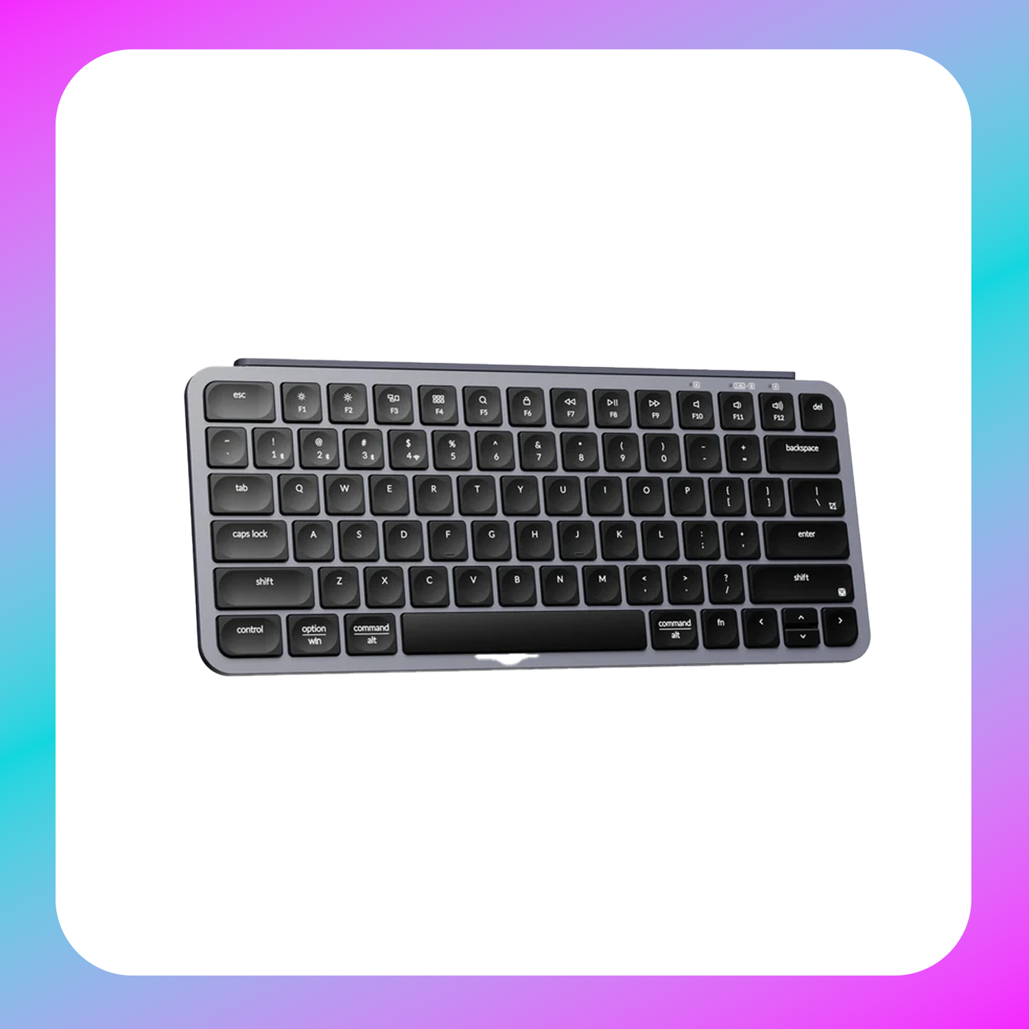 Keychron B1 Pro Ultra-Slim Wireless Keyboard (Space Gray)