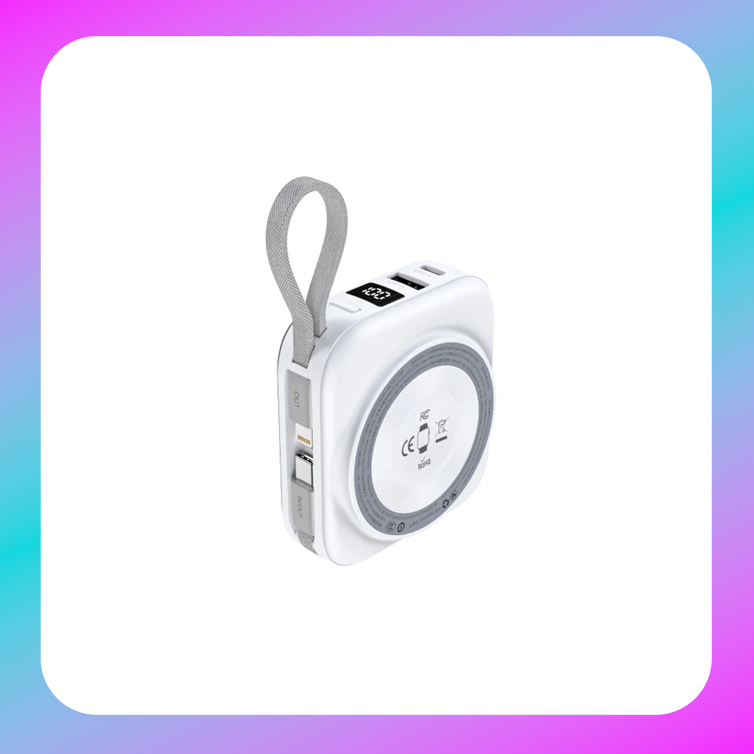 Choetech 10000 mAh Magnetic Power Bank (B697) Secondary image