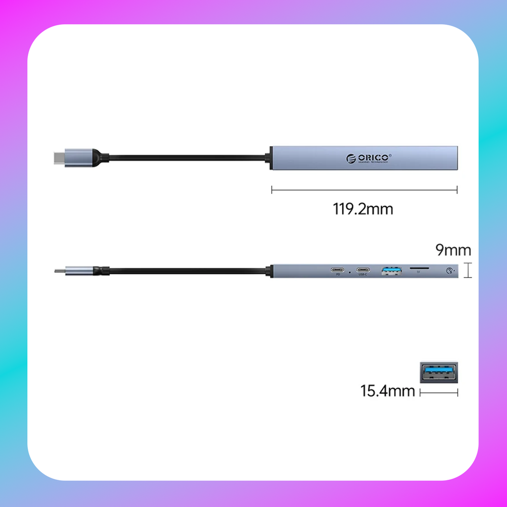 Orico 5-port USB C Hub (BHC1)