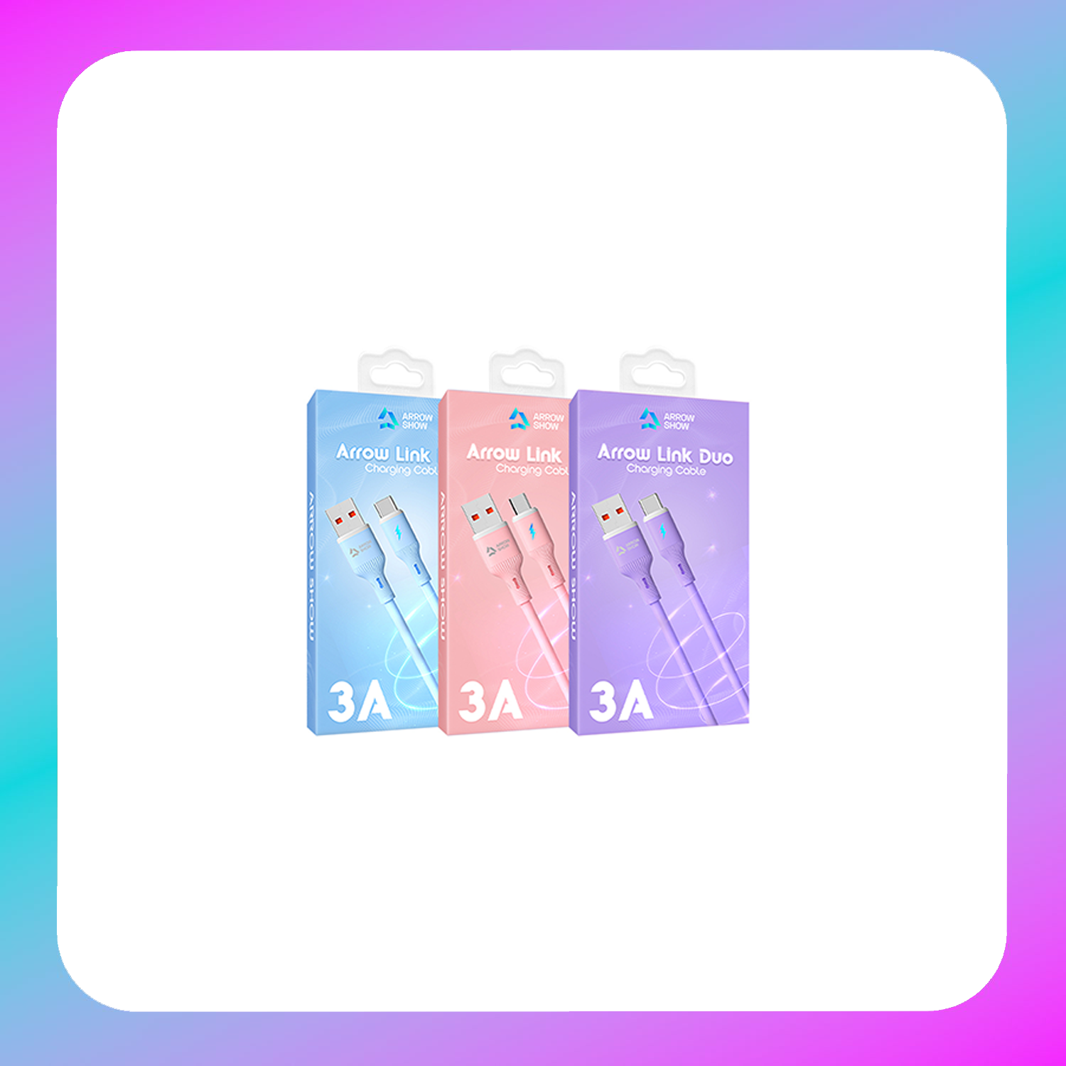 Arrow Show Arrow Link Duo USB A to C Cable