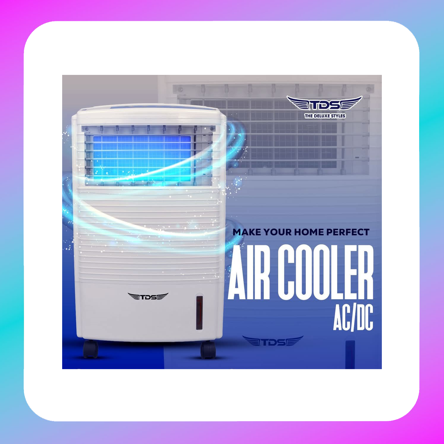 TDS AC DC Air Cooler (CL-1009DC) Main image