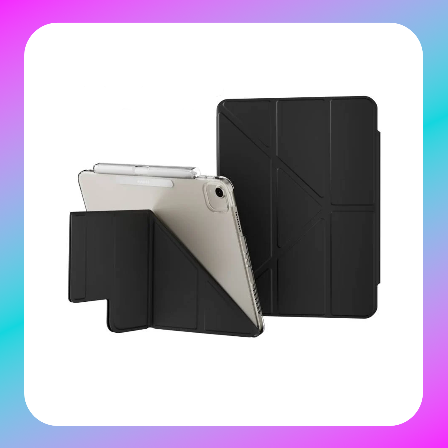 COTECi Horizontal and Vertical 2Y Fold iPad Protective Case for iPad Secondary image