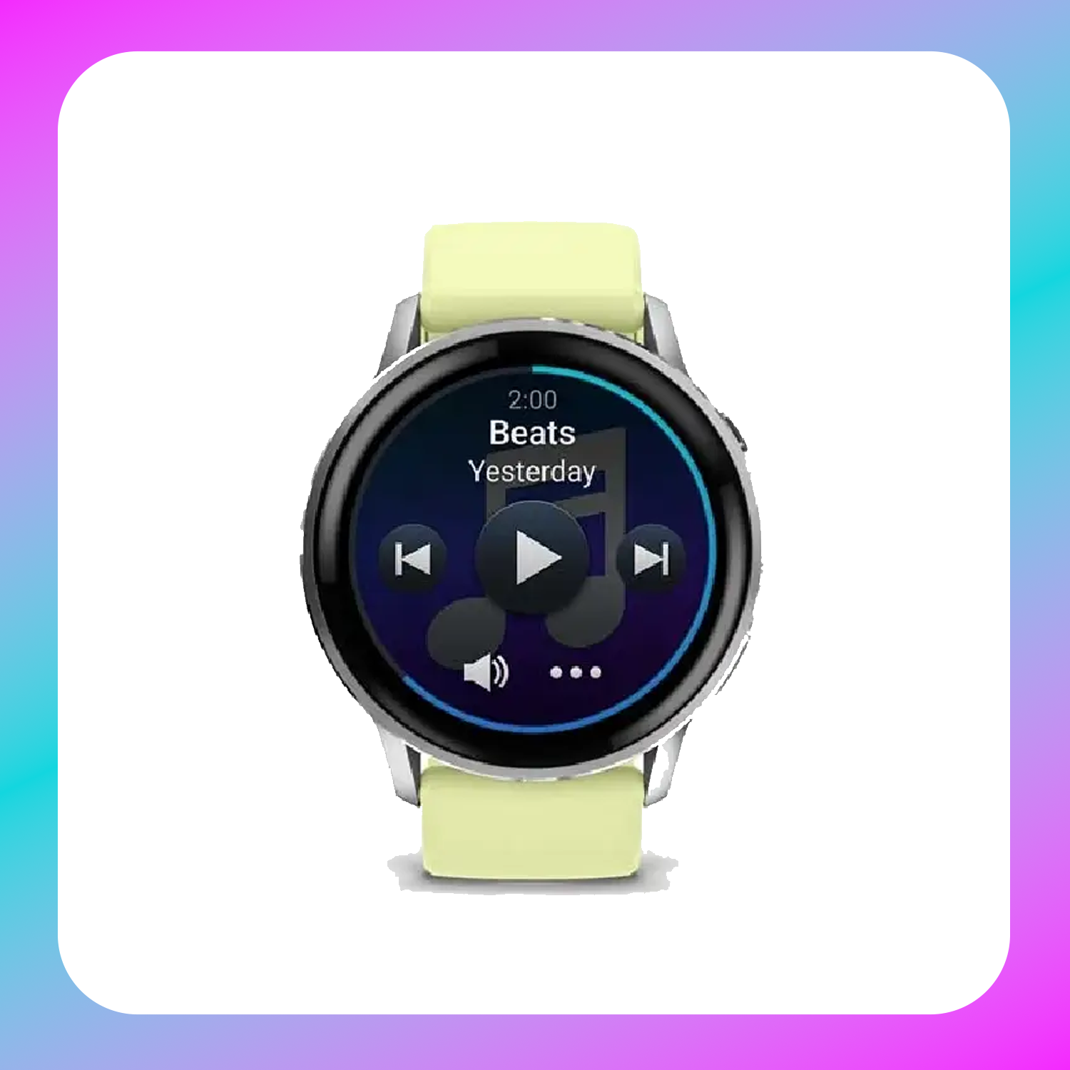 Garmin Venu® 4 - 45mm Smartwatch with Citron Silicone band Secondary image