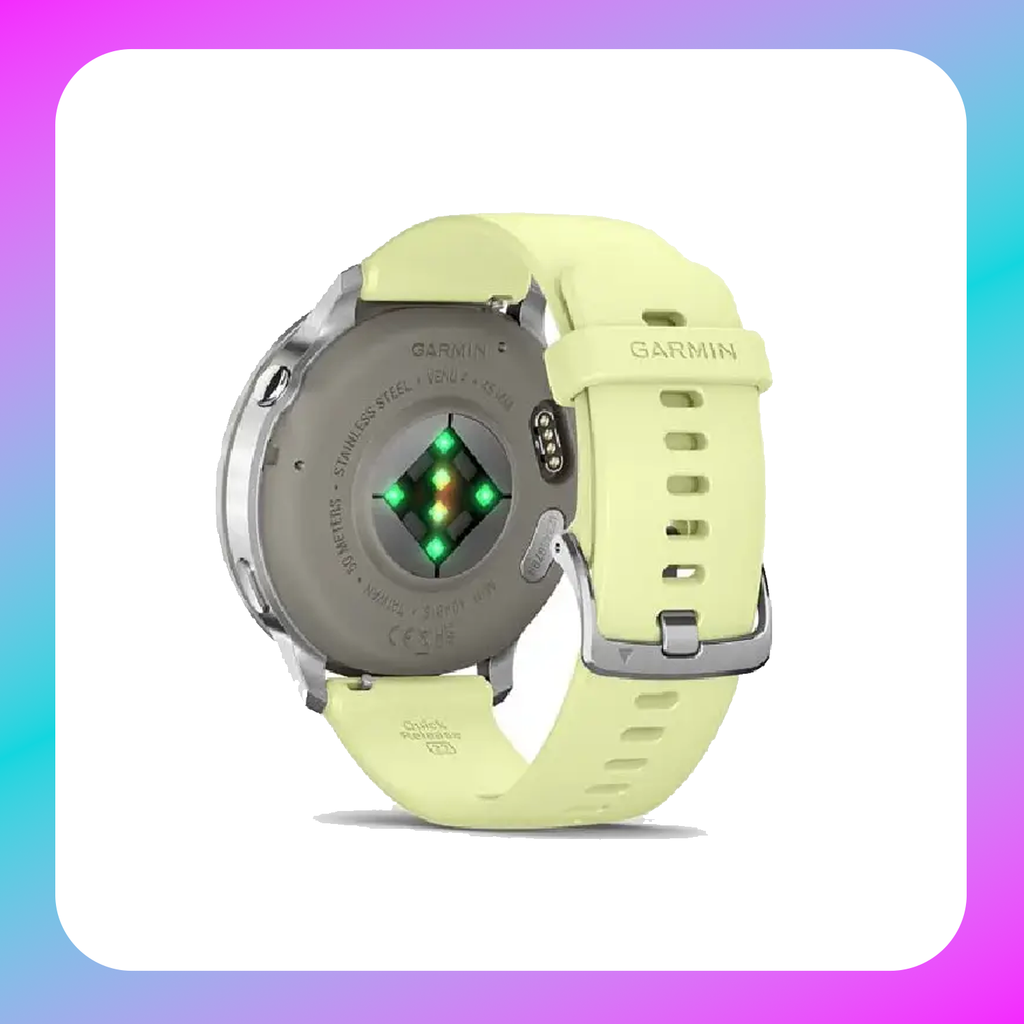 Garmin Venu® 4 - 45mm Smartwatch with Citron Silicone band