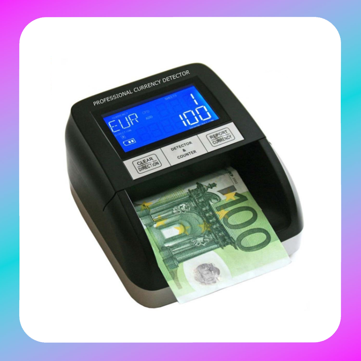 Euro VC-13 Portable Fake Money Detector Main image