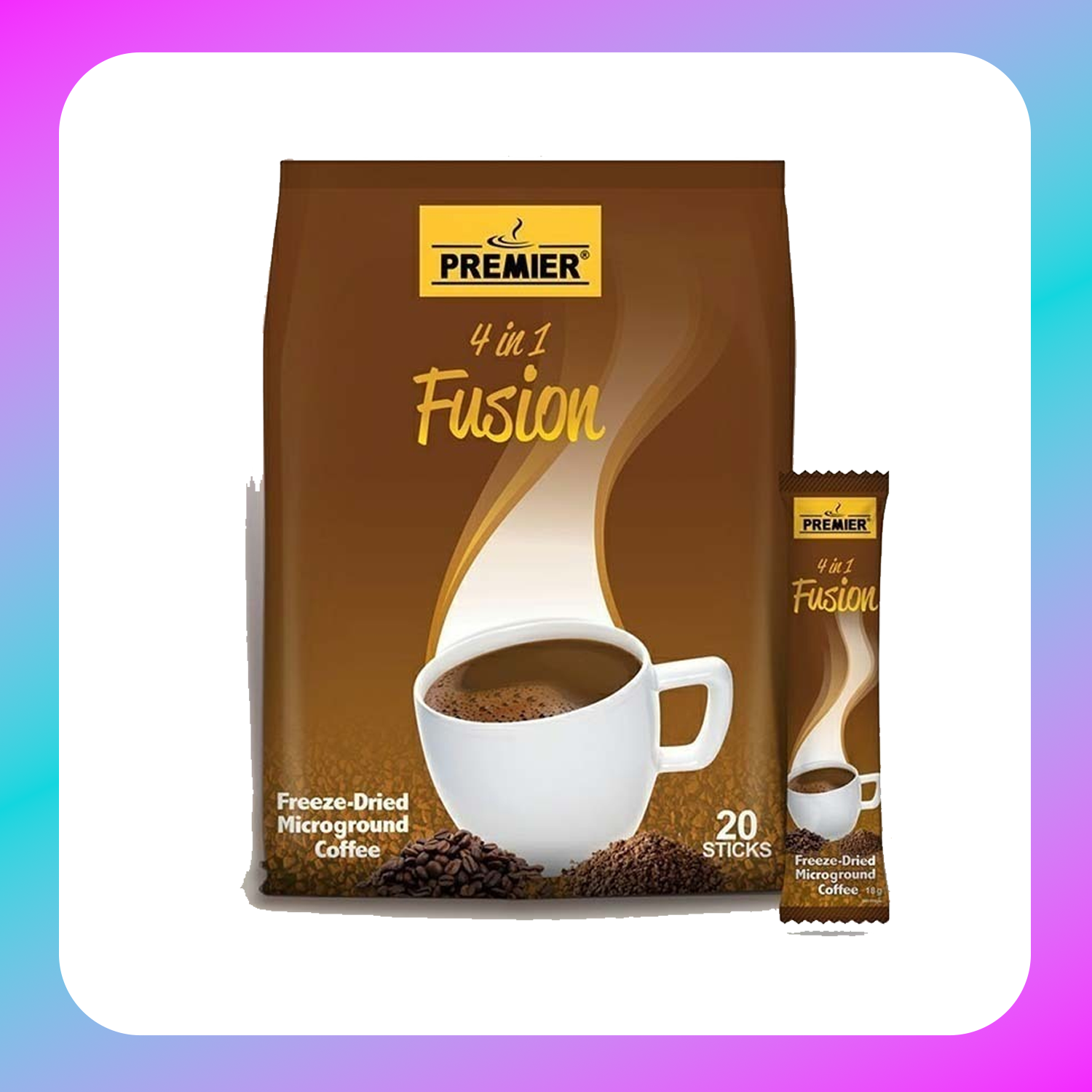 PREMIER FUSION 4 IN 1 COFFEE - (1Ctn)