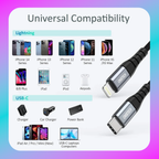 Choetech USB-C to Lightning MFI Cable 1.2m (IP0039)